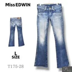 ★美品★ Miss EDWIN　パンツ　デニム　ブーツカット　27×32　日本製