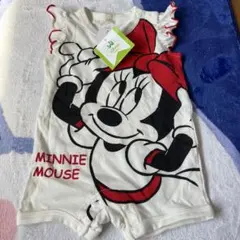 ミニーマウス フリルロンパース