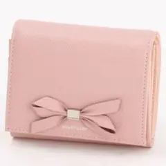ピンク 折り財布