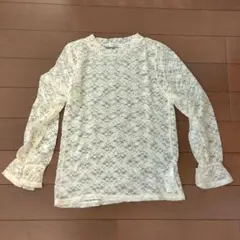 earth music & ecology アイボリー レーストップス Sサイズ