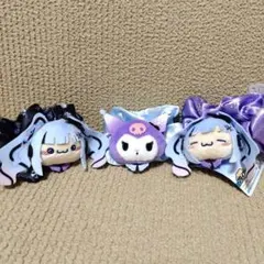 雪ミク　クロミ　みちぴこぴょこきゅんシュシュ　3種セット