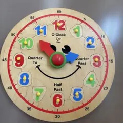 Hapeのハッピーアワークロック 木製 時計パズル ドイツ木のおもちゃ 時計のサムネイル