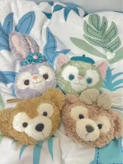 ダッフィー　ポシェット　パスケース　シェリーメイ　ステラルー　ジェラトーニ