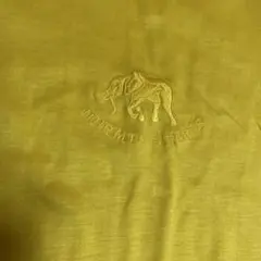 HERMES イエロー Tシャツ エルメス　ヴィンテージ　ロゴ刺繍　イタリア製のサムネイル