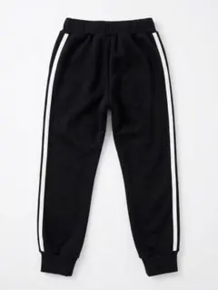 裏起毛キッズボトムス　ブラック120cm