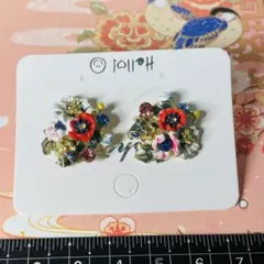 フラワーピアス ピアス(両耳用)