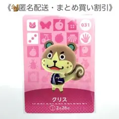 【匿名配送】amiibo クリス あつまれどうぶつの森