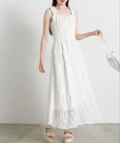 OLIVE des OLIVE シャーリングワンピース