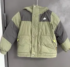 LOGOS ダウン　キッズ　110 カーキ