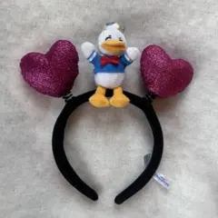 ドナルドダック ハート　カチューシャ