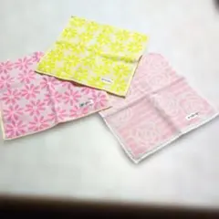 PERSON'S 花柄タオルハンカチ 3枚セットのサムネイル