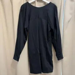 美品】25SS ICB 接触冷感ドルマンスリーブ ワンピース 4 ネイビー