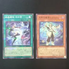 結晶魔術 光の涙 天賦の魔導士タロウリー ノーマルパラレル 2枚セット 遊戯王