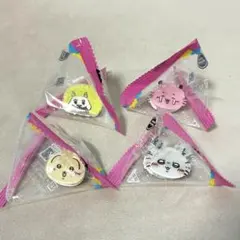 ちいかわ ぷちクリップ うさぎ モモンガ でかつよ キメラ 4個セット