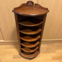 曙工芸 アケボノ ケンタッキーシリーズ 木製 スリッパラック コーナー