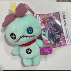 スクランプ　スティッチ ぎゃるKAWAふぉと カラビナ付きぬいぐるみのサムネイル