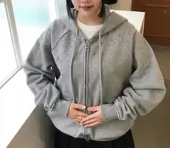 coyseio パーカー 未使用品 COYSEIO】PUCKERING HOOD ZIP-UP (2COLORS) R4488 (COYSEIO