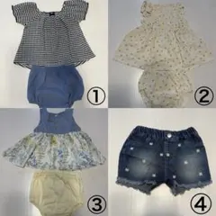 ベビー服 女の子 7点まとめ売り 全て美品 新品含みます♡90サイズ