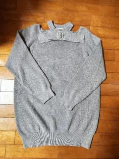 【状態良】rady かわいいグレーニットセーター　M