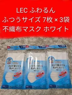 レック　ふわるん　廃盤品　ホワイト　不織布マスク　新品　未開封　高機能フィルタ