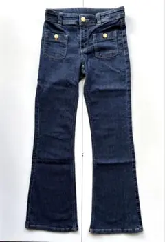 スーパーストレッチ デニム　フレアレッグ　パンツ　140 H&M