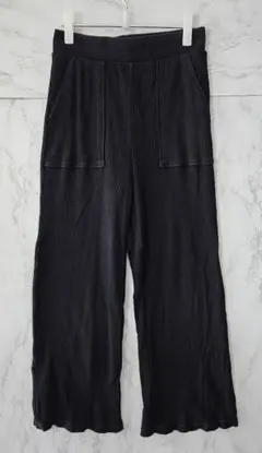 GU　ジーユー　カジュアル　ワイドパンツ　サイズXL　ウエストゴム