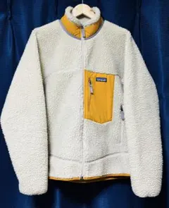 patagonia フリース レトロX ベージュ✖️イエロー