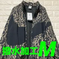 NIKE◇刺繍入り◆撥水加工◆豹柄◇ナイロンジャケット◇ユニセックス　M