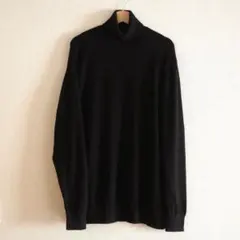 UNIQLO　ユニクロ　メンズ　4XL　カシミヤタートルネックセーター　ブラック