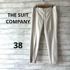 THE SUIT COMPANY 薄い緑がかった白スラックス 38