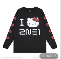 2NE1 ハローキティ ロングスリーブTシャツ