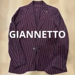 2026年最新】GIANNETTO 柄：ストライプ メンズ テーラードジャケットの