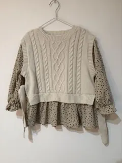 【110㌢】ブラウスセーター