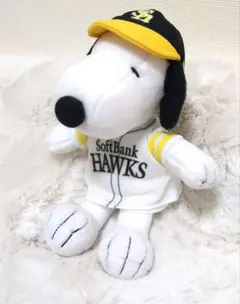 福岡ソフトバンク　野球　スヌーピー　ぬいぐるみ　マスコット