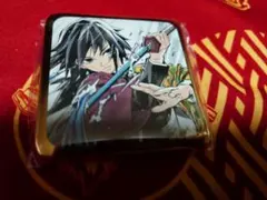 鬼滅の刃　シアターダイニング　スクエア缶バッジ　冨岡義勇
