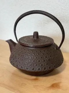 南部鉄器 急須 未使用 茶 ブラウン 検査証付きのサムネイル