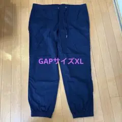 GAP XL ネイビー ドローストリングパンツ