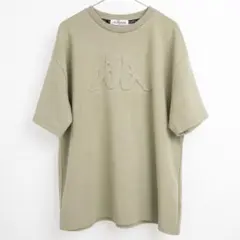 Kappa エンボスロゴ Tシャツ ベージュ 3L