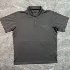 L程度 Columbia グレー ポロシャツ B品