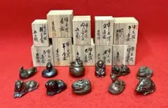 ウ304 七種蓋置『金谷浄雲作』『唐銅 七種蓋置 共箱』茶道具 - メルカリ