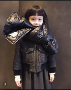 ④ GRIS キルティングストール ブラック