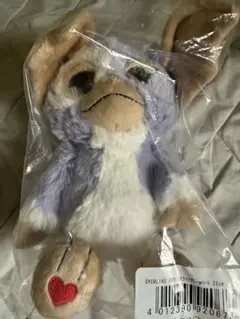 グレムリン　ギズモ　ライラックグレーHeart 25cm ぬいぐるみ