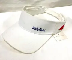 新古品 / 展示品　ホワイト サンバイザー ハリネズミ