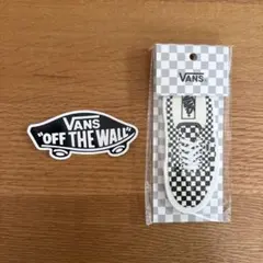 VANS チェッカー柄 ラゲージタグ　ステッカー付き 非売品のサムネイル