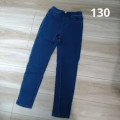 130 GU ストレッチデニムレギンスパンツ