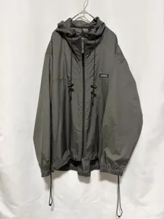 AIGLE ナイロンジャケット フーディー チャコールグレー Sのサムネイル