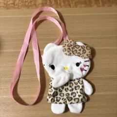 ハローキティ ヒョウ柄ポーチ