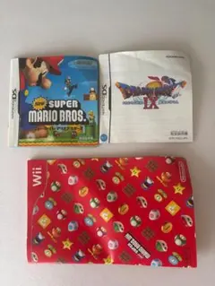 Nintendo DS/Wii 取扱説明書のみ3点セト マリオ ドラクエ9