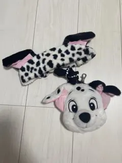 101匹わんちゃん　ヘアバンド・パスケースセット