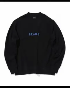 BEAMS /BEAMS ロゴ スウェットブラック　L